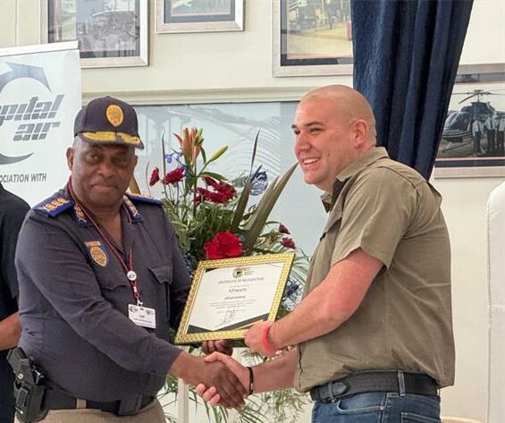 SCP Security was honoured at the CCIN Convention for excellence in crime prevention.