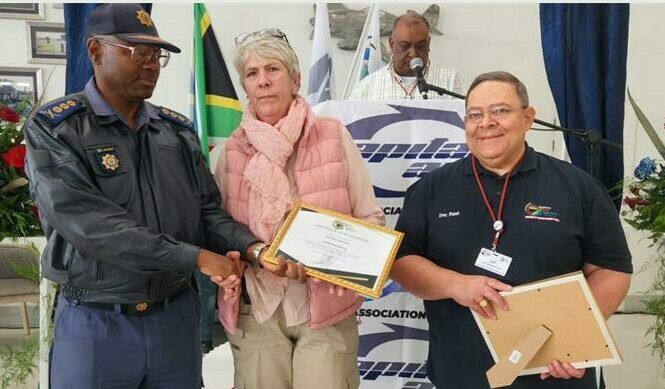 Constable Gerda Lourens' award, at the CCIN Convention, paid tribute to her compassion, and her wanting to make a difference in the community she serves.