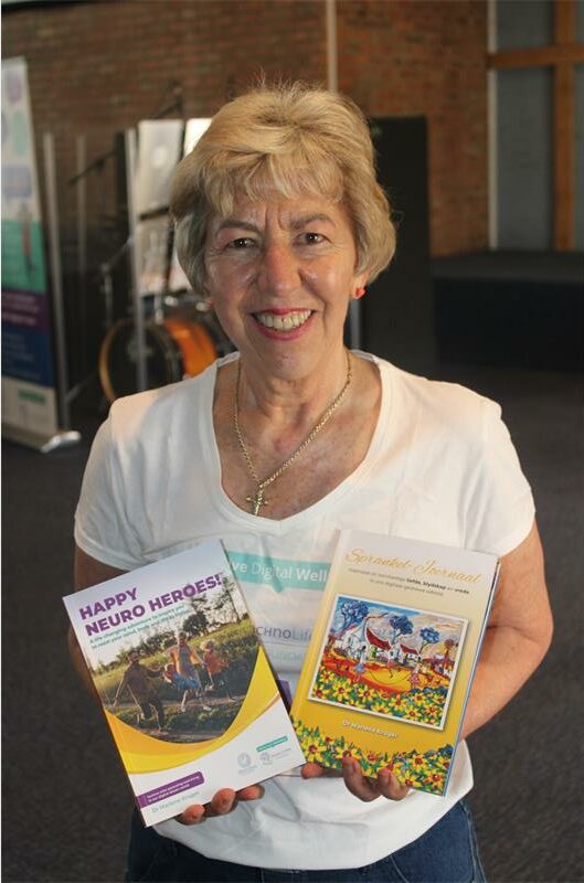 “Skerms verdof ons kinders,” sê Dr. Kruger. Haar Sprankel Joernaal help gesinne om weer regte verbinding te ervaar.