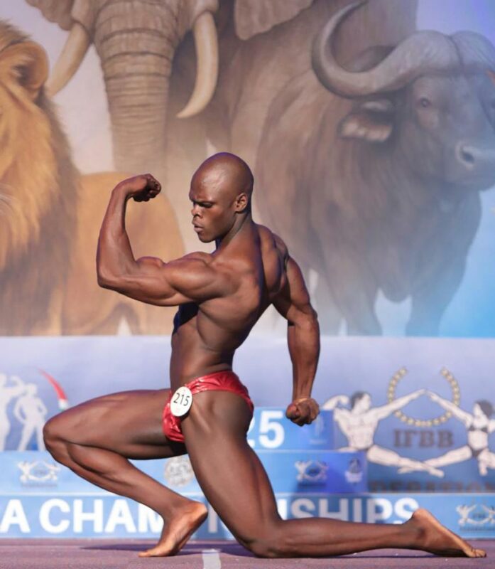 From the lecture hall to the gym, Nkosana Skosana is chasing his dream of stepping onto the international bodybuilding stage.