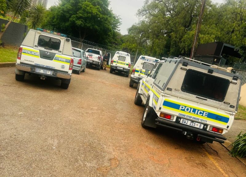 Police and TAU Security on scene at Westdene Dam on October 19, 2025. Photo: Vision Tactical