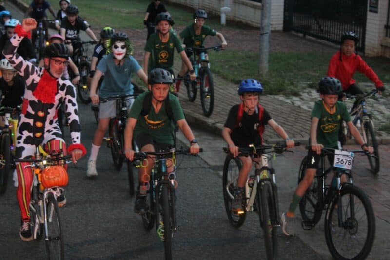 Families and friends turned Halloween night into a joyful community celebration on two wheels.
