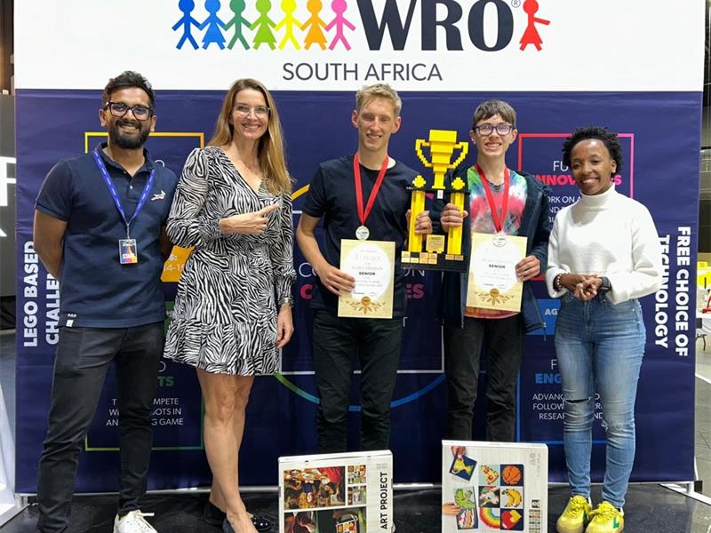 Northcliff High learners secure national robotics title, ahead of heading to Singapore