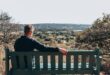 Riaan Janse van Rensburg sits on a bench that overlooks Emmarentia on May 20, 2023, at the Melville Koppies nature reserve and heritage site. Photo: Neo Phashe