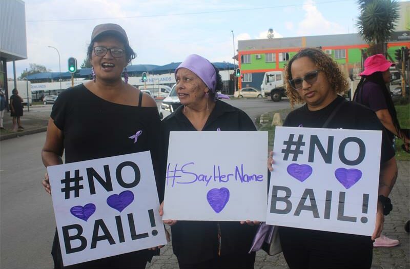 Women from several neighbourhoods joined outside Sophiatown Police Station, uniting in grief and determination as they demanded an end to violence in their communities.