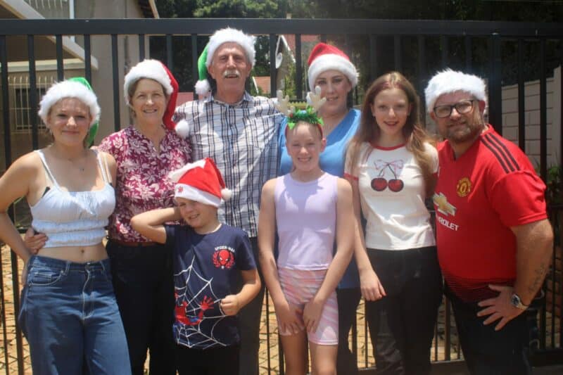 A Northcliff family turned Christmas gratitude into action, delivering meals and care parcels to 150 first responders on duty on Christmas Day.