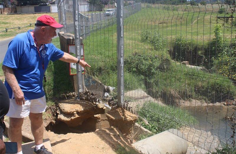 From storm water blockages to missing walkways, volunteers and City Parks officials assess Albert’s Farm’s most pressing issues, leading to a promise of action to be taken.