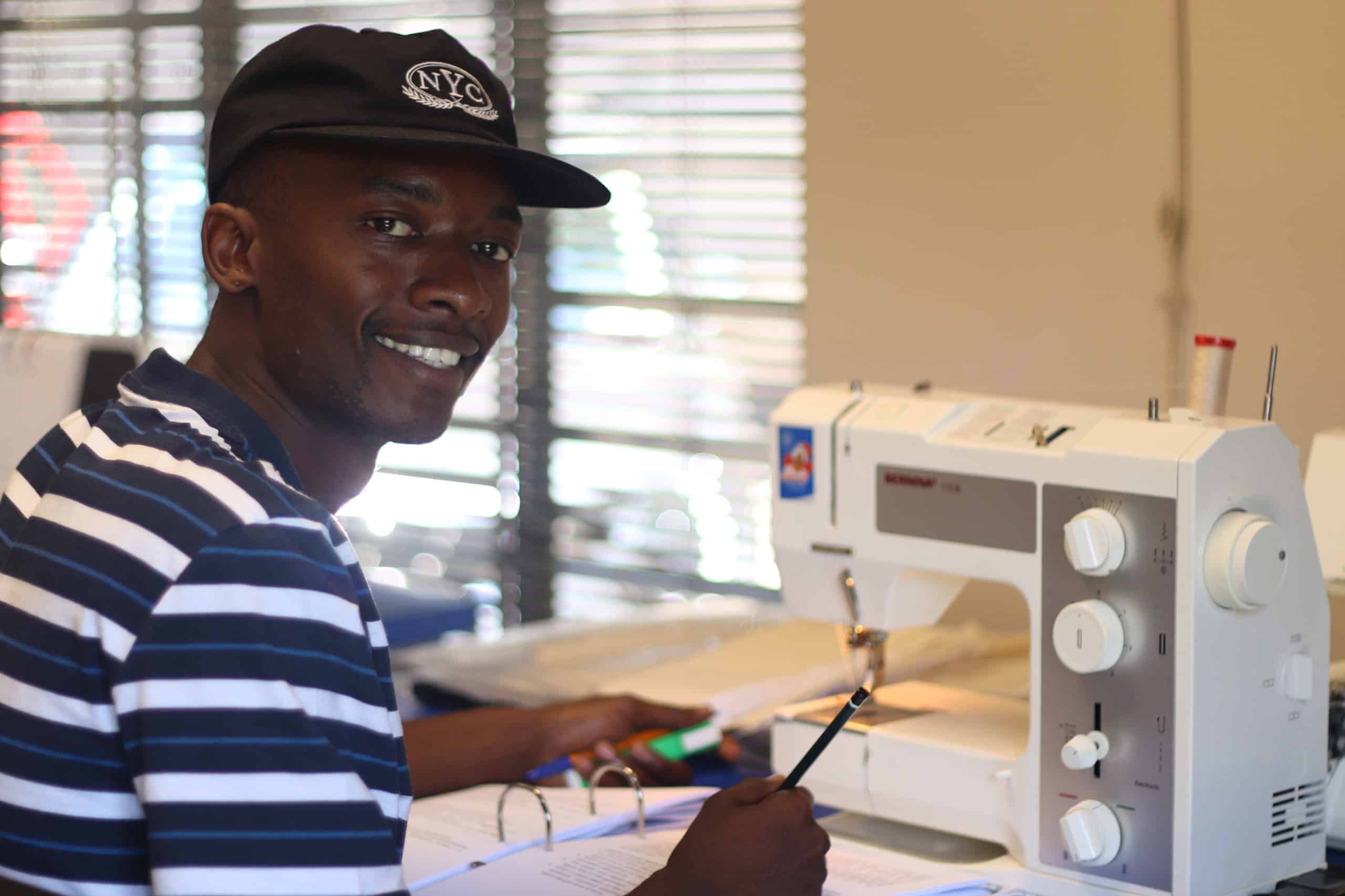 Clover Mama Africa programme sews a path forward for Soweto man