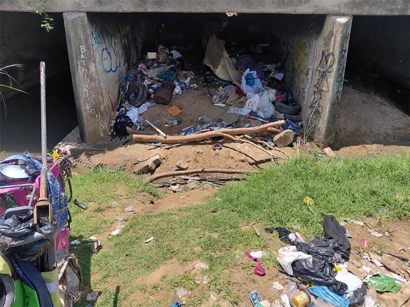 Thanks coordinated effort from law enforcement and city entities banding together, the clean-up moves a step closer to reclaiming our public open spaces