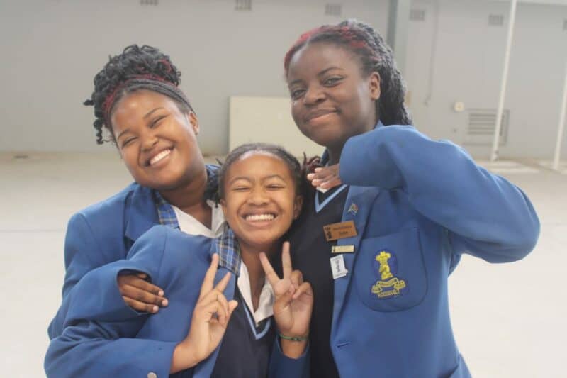 Students at Roosevelt High School stood together in a moving show of support during a cancer shavathon, held in memory of a student who passed away from cancer, Ethan Huntley.