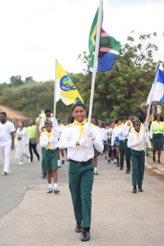 A group of young Pathfinders from the Seventh-day Adventist Church led an anti-drug march through Newlands, shining a light on social challenges affecting communities and encouraging young people to choose positive paths.