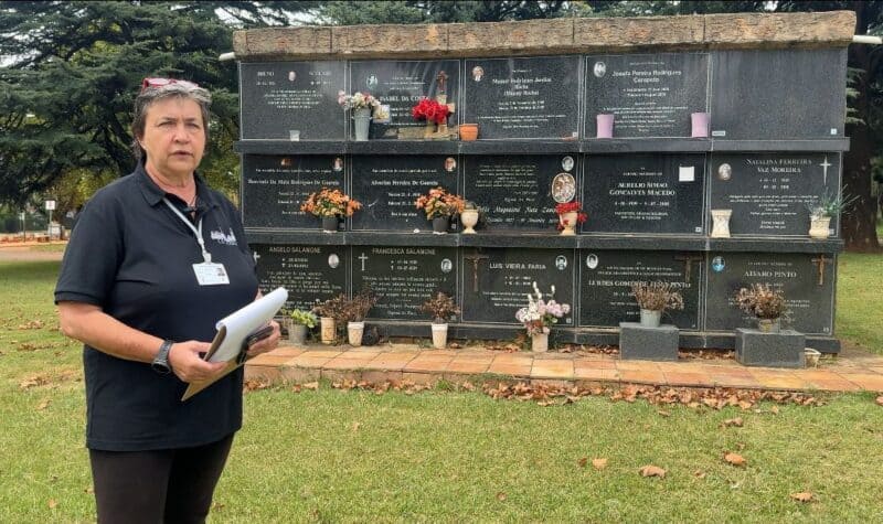 A guided walk through Westpark Cemetery helps residents better understand the historic site and encourages them to explore their family histories.