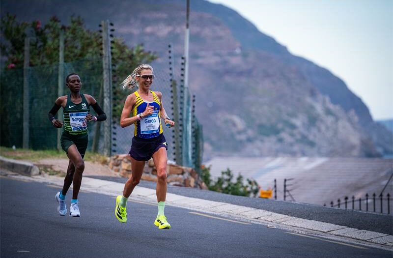 Running legend Gerda Steyn, and 25- year-old newcomer Arthur Jantjies, took the ribbon as the fastest man and woman at this year's Totalsports Two Oceans Ultra Marathon powered by BYD.