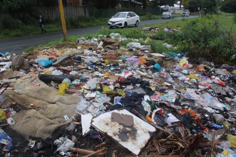 Illegal dumping on Long Road in Northcliff Extension 20 is worsening, with residents demanding urgent, coordinated action to stop the cycle, as clean-ups fail to do so.