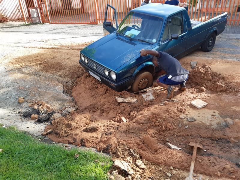 Amid a R26b road maintenance backlog, community-led pothole repairs highlight the gap between infrastructure needs and city resources