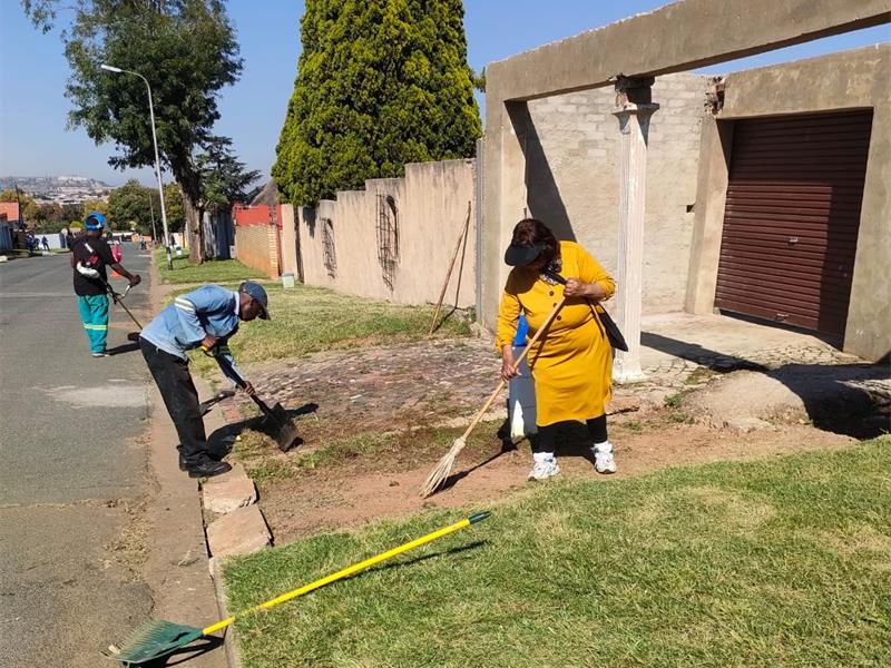 Meyer Street has become the starting line of a broader community experiment in Sophiatown, where cleaning efforts are being used to rebuild identity, encourage participation, and strengthen local pride.