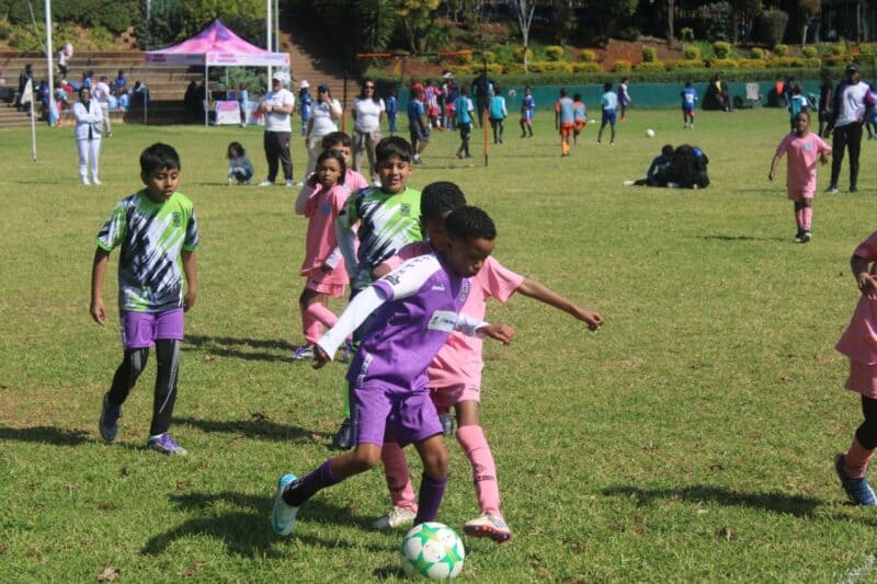 Young footballers from six schools brought energy, teamwork, and community spirit to Emmarentia Primary School during the Moeneeb Josephs Little Legends Winter Soccer Festival.