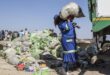 Pikitup employee collects waste. Photo: Supplied