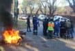 Contract workers gather outside Pikitup's Waterval depot during a protest over delayed permanent appointments on July 8, 2026, in Albertsville. Photo: Waydon Jacobs