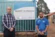 DA spokesperson for Water and Sanitation, Stephen Moore, with Ward 87 councillor Kyle Jacobs at Hursthill 1 & 2 reservoir. Photo: Waydon Jacobs