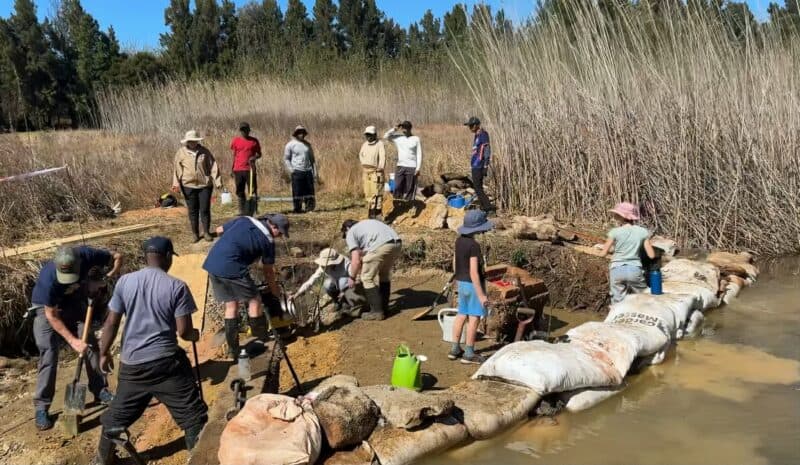 The restoration effort, which began on Mandela Day, is expected to continue long after, with further downstream repairs already being planned