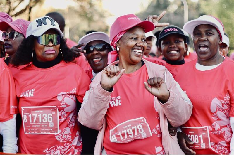 From determined runners to joyful finishers, women brought energy, strength, and sisterhood to the streets of Emmarentia.