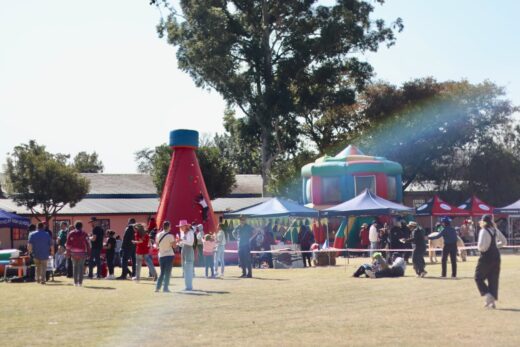 The Wild West themed Fun Day quietens down after a day of festivities on August 1, 2026 at Northwest Christian School in Berario. Photo: Neo Phashe