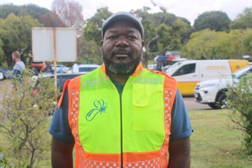 City Power spokesperson Isaac Mangena on September 25, 2026, at Danie Van Zyl Recreation Hall in Newlands. Photo: Waydon Jacobs