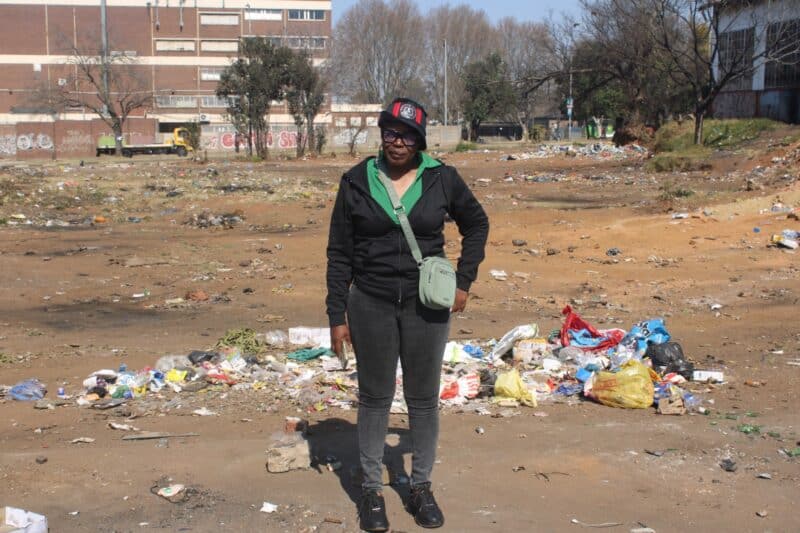 What was once a vibrant community swimming pool on Italian Road has devolved into an eyesore, illegal dumping ground, and potential hotbed for crime, with Ward 82 councillor Marilyne Smouse calling on the Johannesburg Property Company (JPC) to fence the site and redevelop it into a youth skills hub.