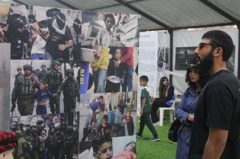 Historical artefacts and interactive displays gave visitors insight into Palestinian culture, history, and everyday experiences.
