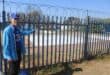 Ward 86 candidate Gregory Hart stands next to the closed Albertskroon swimming pool on August 19, 2026. Photo: Waydon Jacobs