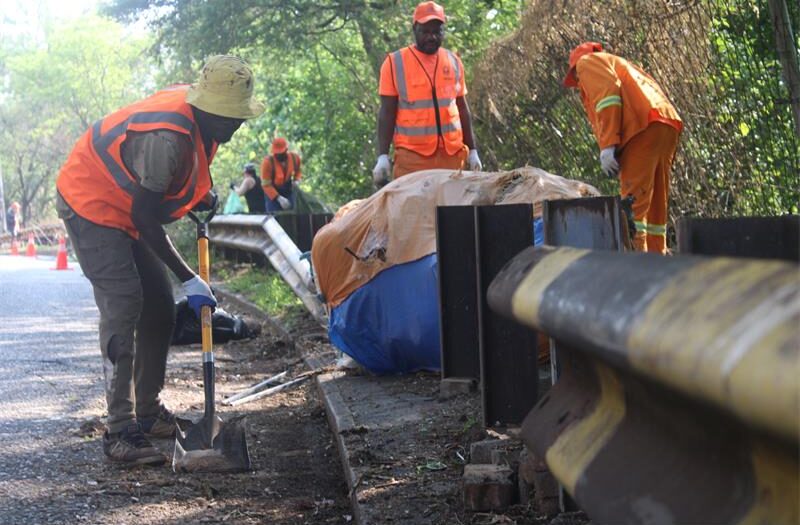 The clean-up brought residents, volunteers and community organisations together to tackle dumping and take ownership of a neglected public space.