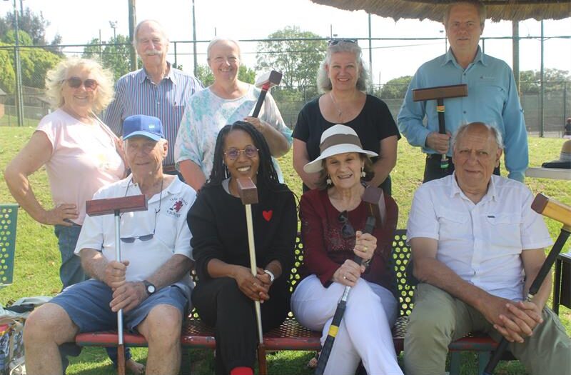 Maria Watermeyer says croquet keeps players thinking, solving problems and enjoying the outdoors, with no two games alike.