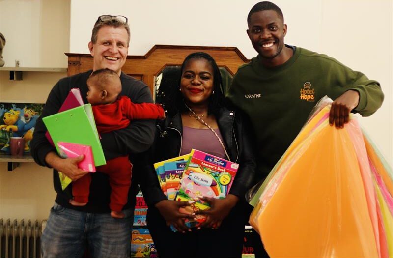 Campus Square has donated a large collection of stationery to Hotel Hope, helping provide educational resources for the 40 children in its care.