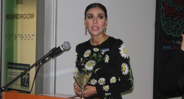 Dr Leina Abdool Gafoor delivers her speech at the 40-year anniversary of the Wits Disability Rights Unit on September 08, 2026. Photo: Waydon Jacobs