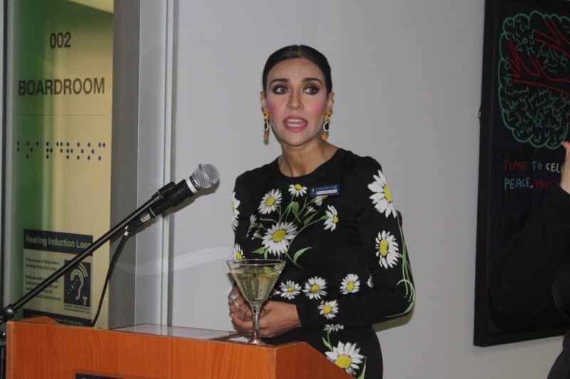 Dr Leina Abdool Gafoor delivers her speech at the 40-year anniversary of the Wits Disability Rights Unit on September 08, 2026. Photo: Waydon Jacobs