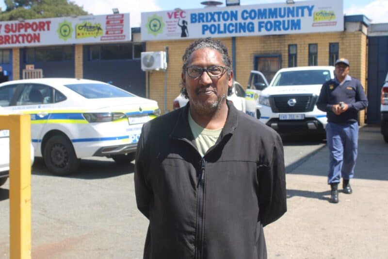 Brixton CPF Sector 2 member Dennis Petersen on September 15, 2026, at Brixton SAPS police station. Photo: Waydon Jacobs
