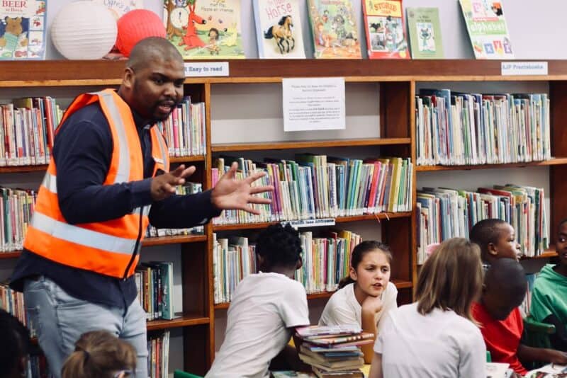 Children aged four to 13 learned essential road rules during a lively school holiday programme in Linden.