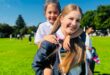 Morgan Dreyer carries a Grade 1 learner on her back on October 8, 2026 at De La Salle Holy Cross College. Photo: Neo Phashe
