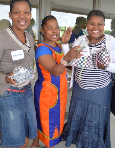 From left, Happiness Shandu, Beauty Lindiwe Ndlovu and Abigail Fakazile Ndovela.