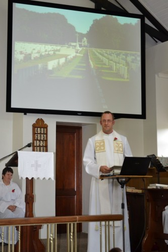 All Souls pastor Peter Houston speaking about remembrance.