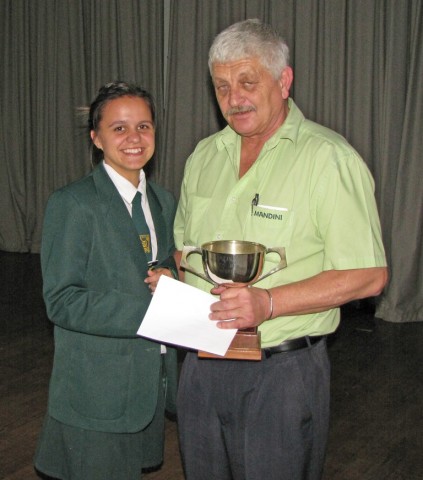 DFM Sportswoman of the year, Eleone Engelbrecht.