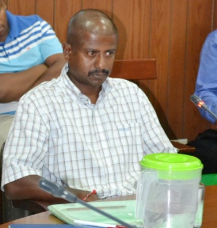 Tongaat Mall site foreman, Ronnie Pillay during his cross examination.