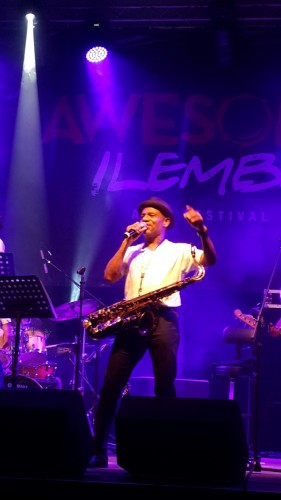 Whalum performs in Mandeni.