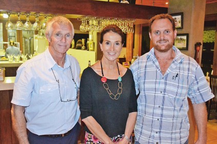 The brains trust, Hillcrest’s Ali Maynard, local project coordinator Jill Deana and Simon Joubert, who will help coordinate the work at Umhlali SAPS.