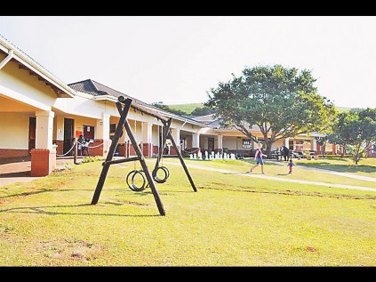 The new classroom buildings and playgrounds that Crawford Preparatory has taken over from the pre-school.