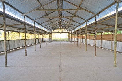 The new covered market has space for 25 different vendors.