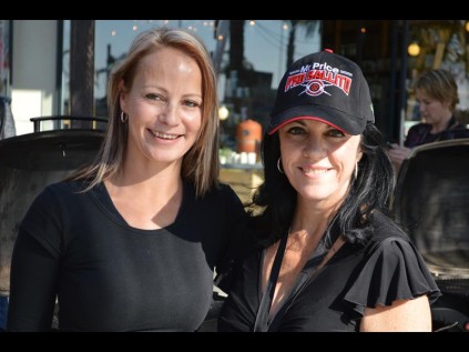 Fine Young Cooks owner Lewaine Von Allemann with Mr Price Pro Ballito project co-ordinator Collette Bundy. 