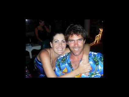 Cameron Dalziel at the helm of a rescue helicopter and (inset ) Cameron and his wife Reine at the Oval, Umhlali Golf Estate, during the 2009 New Years' Eve party. More pictures, page 2.  Image: Twitter@Buzz_para (Neil Mobi)