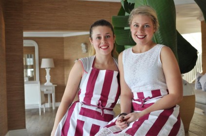 Kate and Rebecca Lund in their new restaurant venue at The Ballito House Boutique Hotel